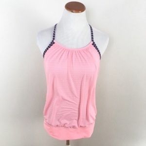 Ivivva By Lululemon Double Dutch Pink Tank‎ Top Girl’s Sz 14